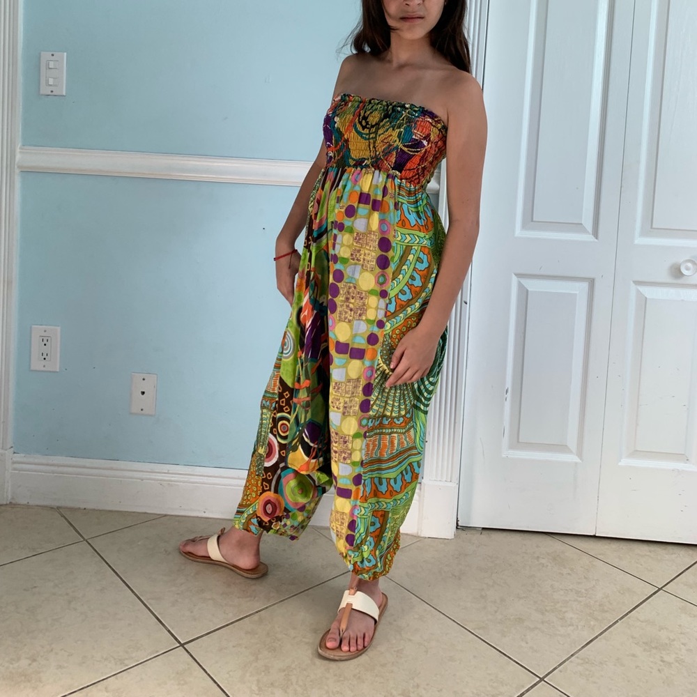 BoHo strapless dress